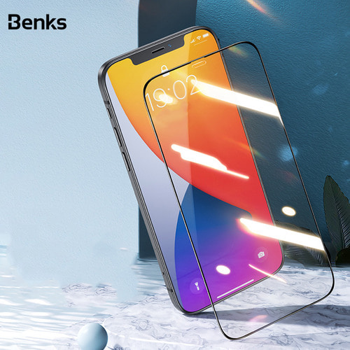 벤크스 아이폰12프로맥스 V PRO 강화유리 3D 풀커버 액정보호 필름