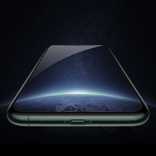 벤크스 아이폰11 프로 맥스 안티블루 고릴라 코닝 글라스 2.5D 커브드 강화유리 액정보호 필름 KR